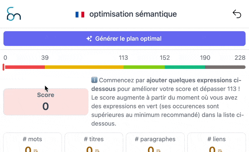 Générez le plan optimal en un clic