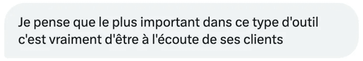 Ecoute client