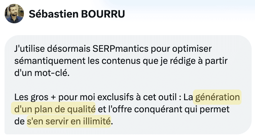 Avis Sebastien