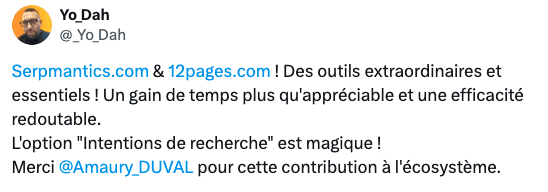 Résultats Yo-dah