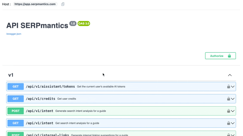 Démonstration de SERPmantics